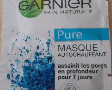 Je schtroumphe bien le masque auto-chauffant de Garnier