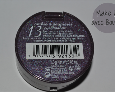 Make up n°13 avec Bourjois