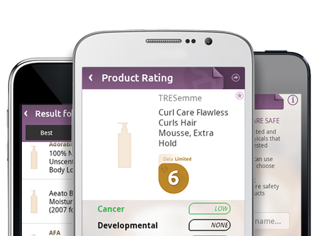 Skin Deep, une nouvelle appli pour décoder ses cosmétiques sur des critères santé & environnement