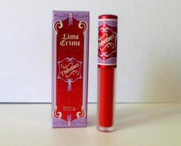 Velvetines de Lime Crime : le rouge Parfait !