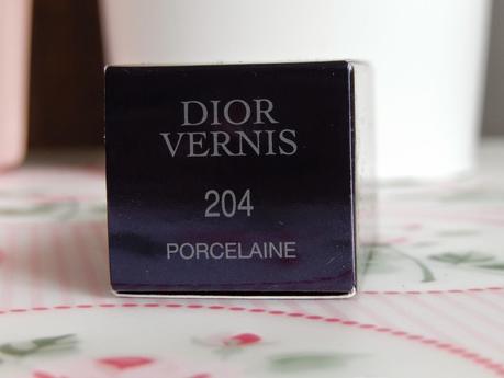 Porcelaine, mon premier vernis Dior (et le dernier?!)