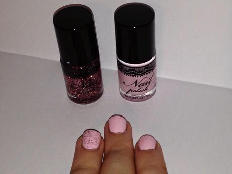 Une beauté rose au bout des ongles, NOTD #4 Vernis by H&M