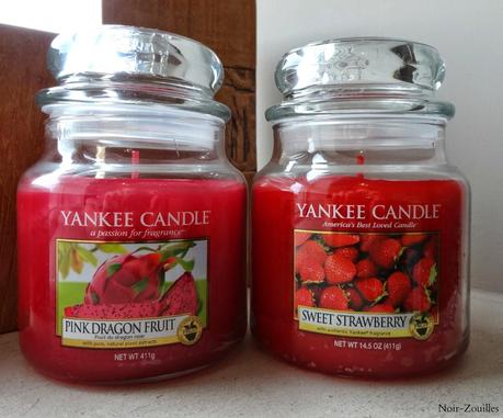 jar yankee candle pink dragon fruit et sweet strawberry