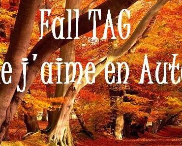 TAG : Fall tag – Ce que j’aime en automne