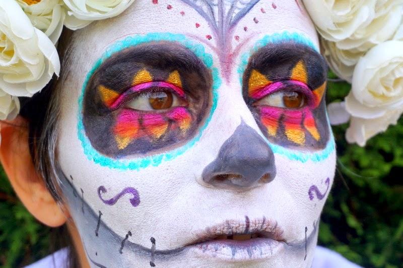 Sugar skull en pétales