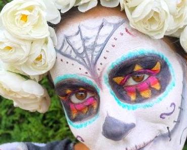 Sugar skull en pétales