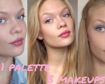 1 palette, 3 makeups [Vidéo]