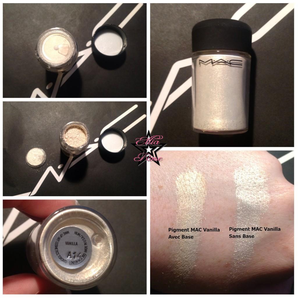 Pigment vanilla mac swatch