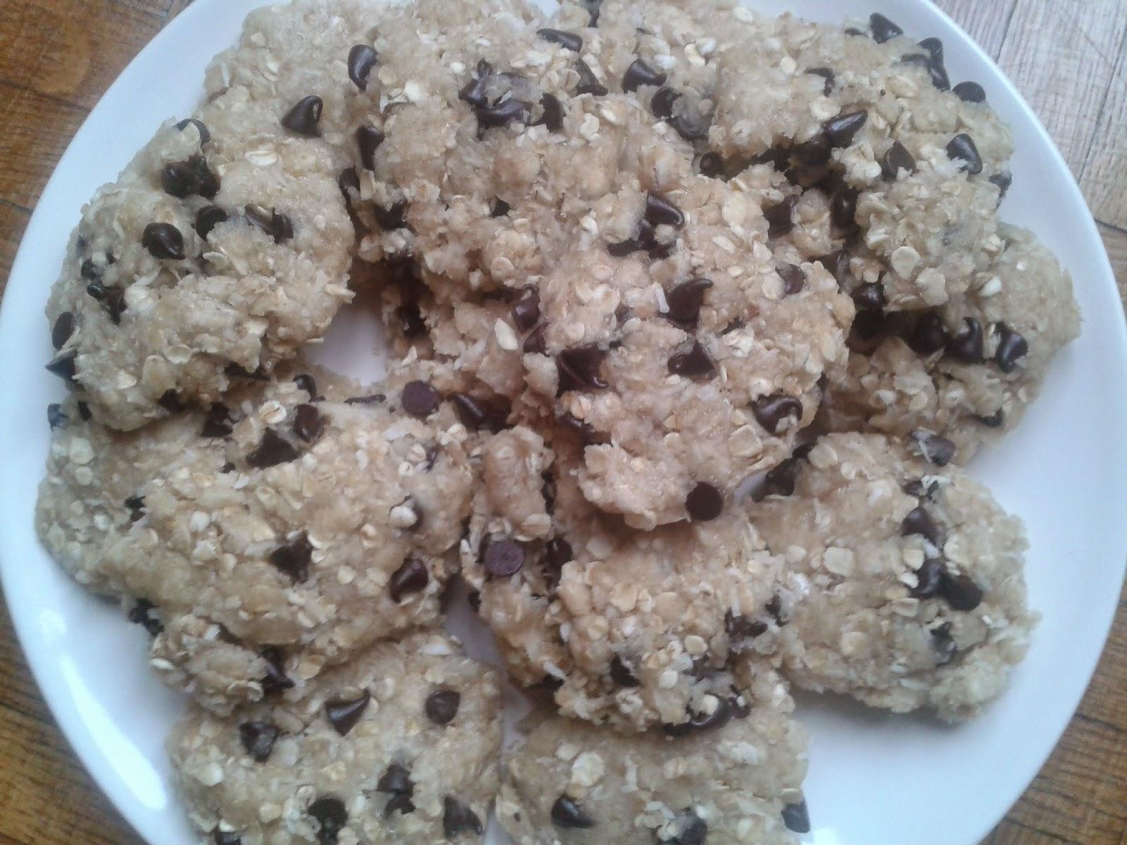 Recette: Cookies crus (sans oeuf, sans beurre, sans lait)