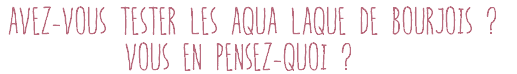 Des lèvres de sirène avec les Aqua Laque de Bourjois
