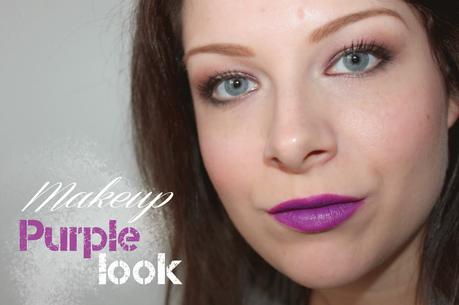 Makeup Purple Look