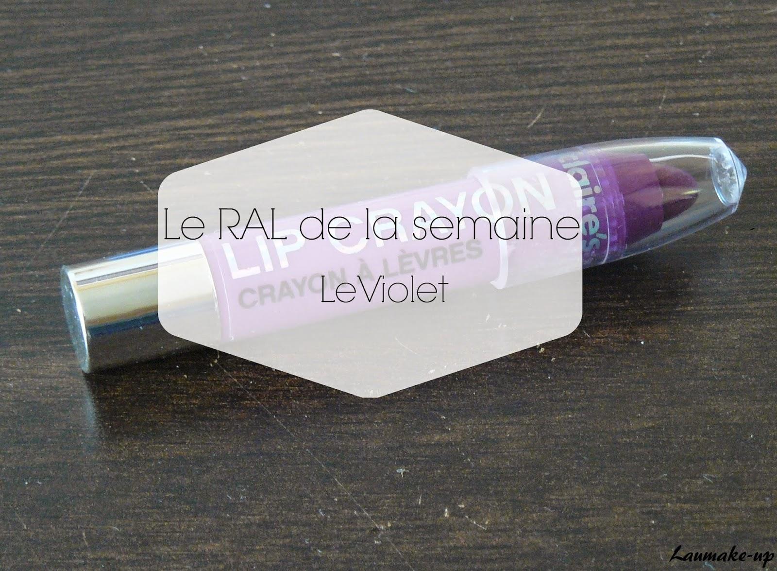 * Le RAL de la semaine: Violet Addict *