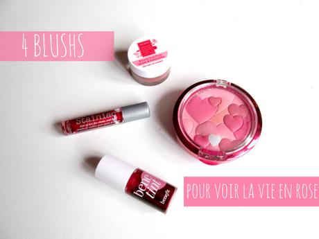 4 blushs pour voir la vie en rose