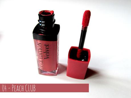 peach club bourjois rouge edition velvet