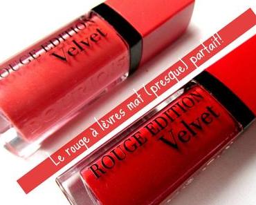 Rouge edition velvet de Bourjois: le rouge à lèvres mat (presque) parfait!