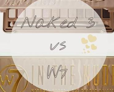 Naked 3 de Urban Decay VS In The Nude de W7