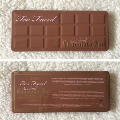 Nouveauté Too Faced : La Semi-Sweet Chocolate Bar (+ Swatchs)