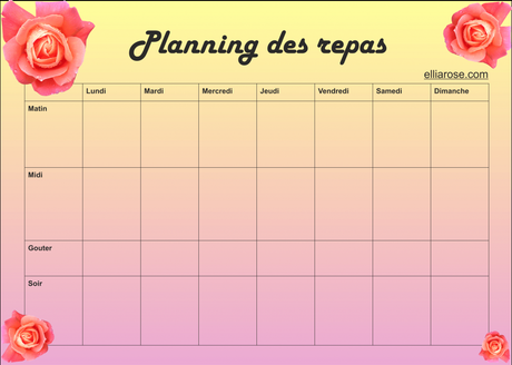 Planning Fleur Ellia Rose 3
