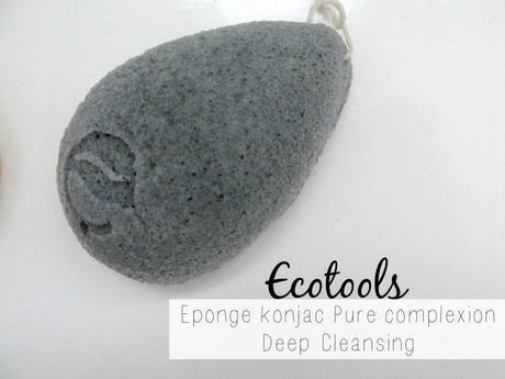 ecotools eponge konjac pure complexion facial sponge deep cleansing