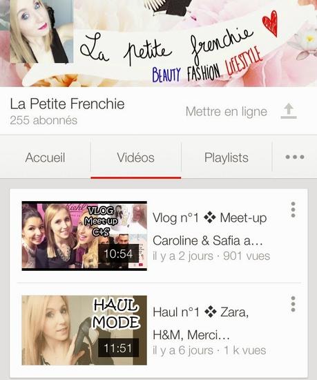 NEW! Ouverture chaîne Youtube