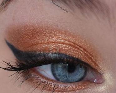 Maquiller ses yeux bleus : Makeup Orange Cuivré
