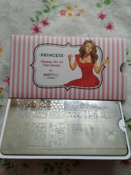 Plaque de Stamping de la collection Princess Léa de chez MoYou