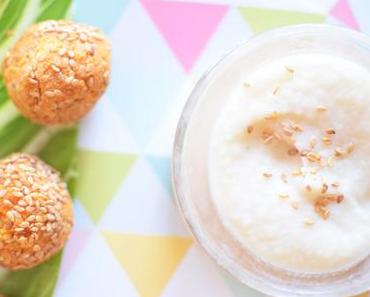 Falafels de patates douces et crème de choux fleurs