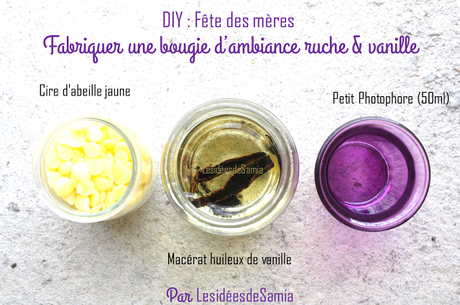 {DIY} Bougie d'ambiance ruche & vanille