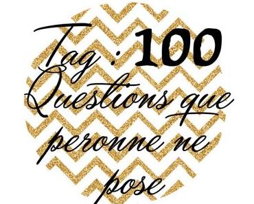 TAG : 100 questions que personne ne pose 4/4 !