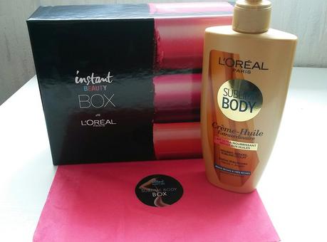 Instant Beauty Box de L'oréal Sublime Body Box