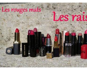 Rouges à lèvres mats [suite et fin] : les raisins