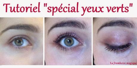 Maquillage spécial yeux verts