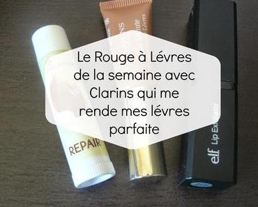 * Le rouge à lévres de la semaine avec Clarins