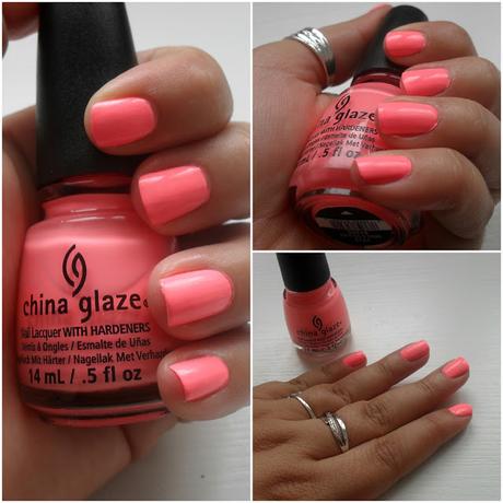 On my nails : Neon on & on de China Glaze