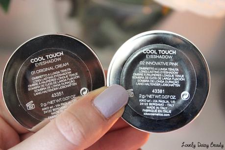 Les Cool Touch Eyeshadow de chez Kiko