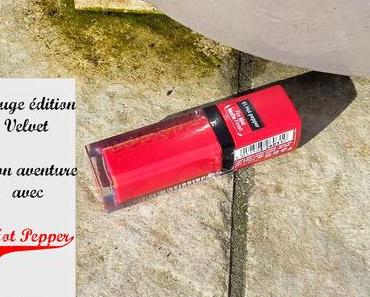 Mon aventure avec Hot Pepper de chez Bourjois (Rouge velvet)