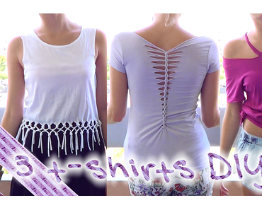 DIY | 3 t-shirts à faire soi-même ! [Vidéo]