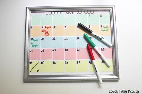 DIY : S’organiser avec des cadres photo pour la rentrée