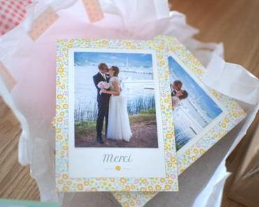 DIY mariage : des cartes de remerciement personnalisées