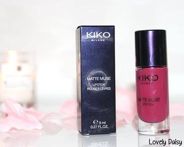 Le matte muse lipstick by Kiko