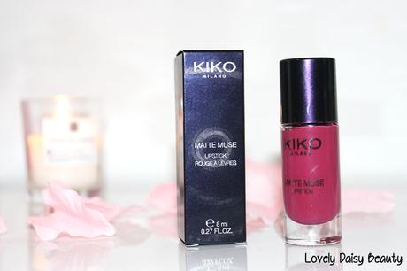 Le matte muse lipstick by Kiko