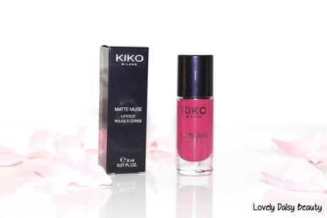 Le matte muse lipstick by Kiko