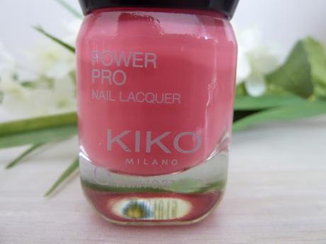 Du rose sur mes ongles avec le vernis Power Pro en teinte Azalea de Kiko