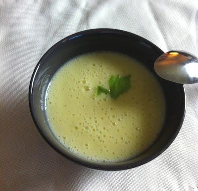 Velouté de courgettes à la Vache qui rit