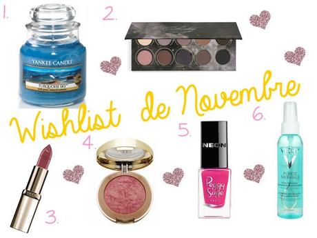 Wishlist de Novembre