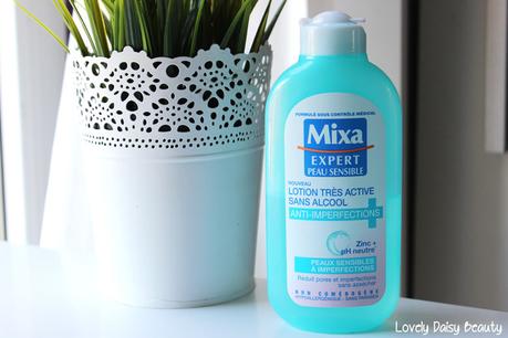 La lotion anti-imperfections pour peaux sensibles par Mixa