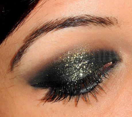 [MakeUp de Fêtes] Paillettes & Black Smoky