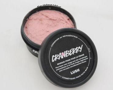 Masque Frais ‘Cranberry’ de Lush : édition limitée réussie !