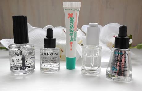 Des produits au top pour faire sécher son vernis plus vite