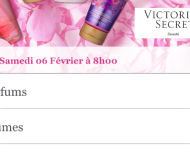 ✰ Info : vente privée Victoria’s Secret ✰